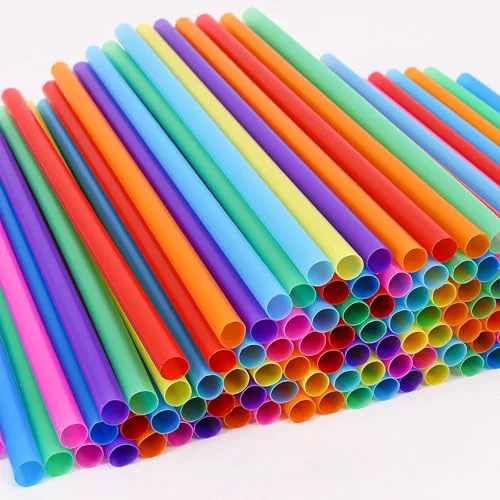 Soft 8.3 Jumbo Smoothie Milkshake Disposable Straws 240 Count Superior
