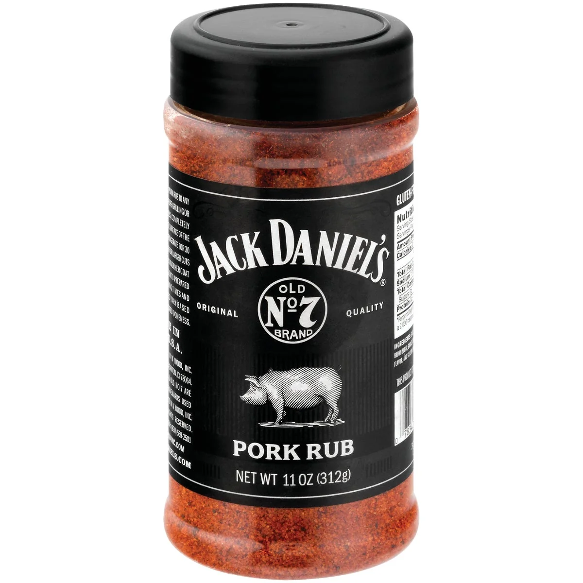 Top-Quality Jack Daniel's 11 Oz. Barbecue Pork Rub Shake Spice Refined