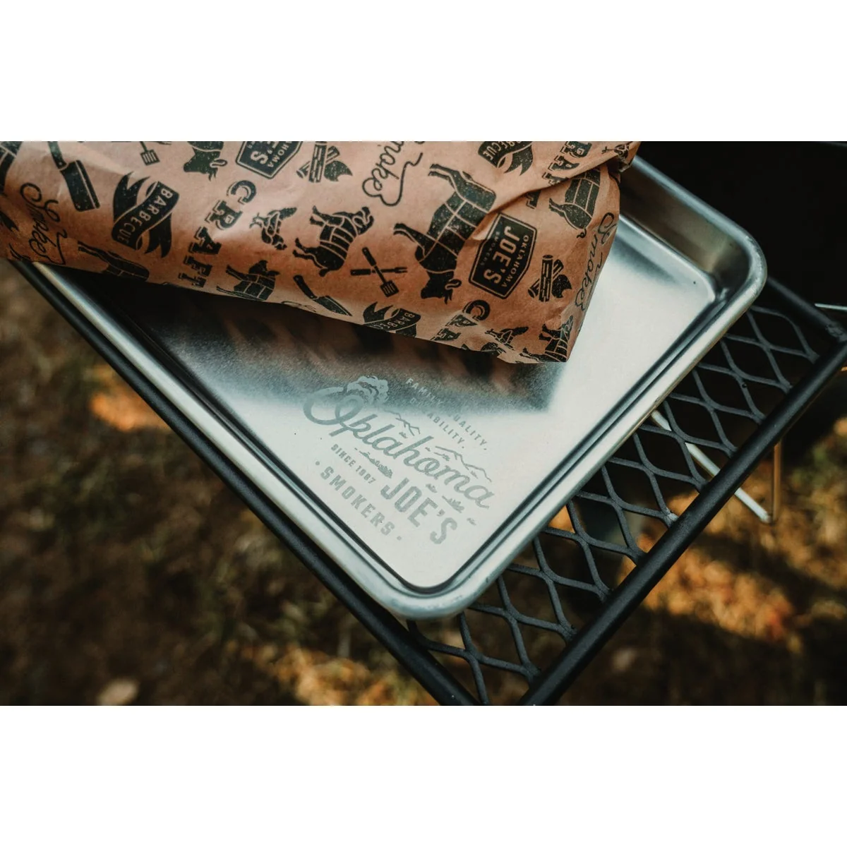 Certified Oklahoma Joe's 13 In. W. x 9 In. L. Aluminum Serving Tray Solid