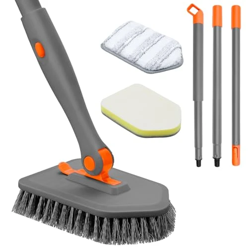 High-Performance Shower Scrubber with Long Handle Fashionable