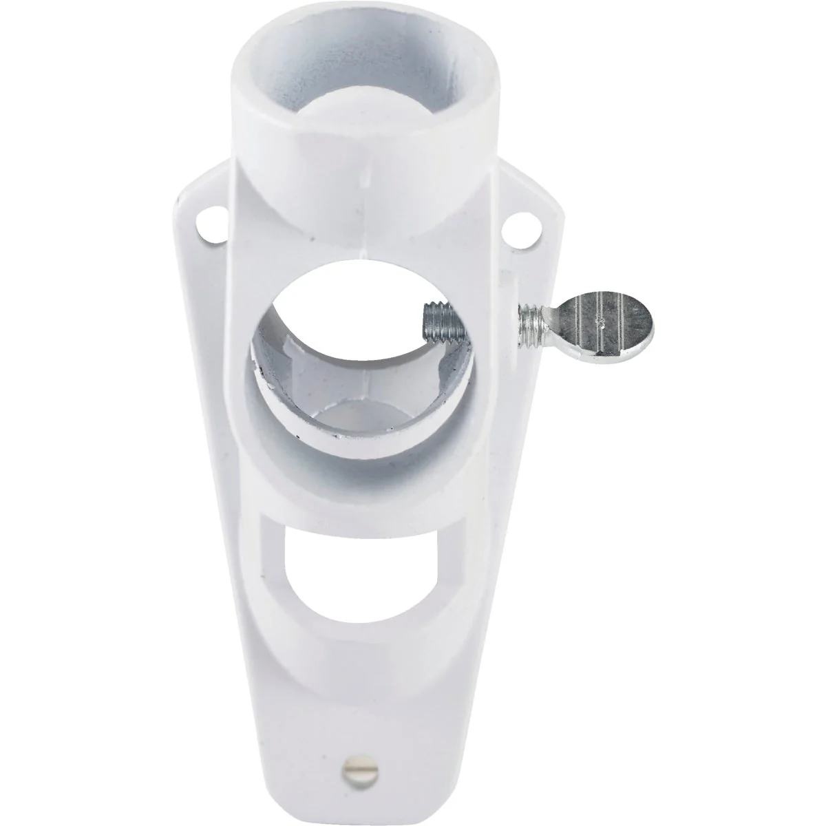 High-Grade Valley Forge 2-Position 1 In. Cast Aluminum White Flag Pole Bracket Enhanced