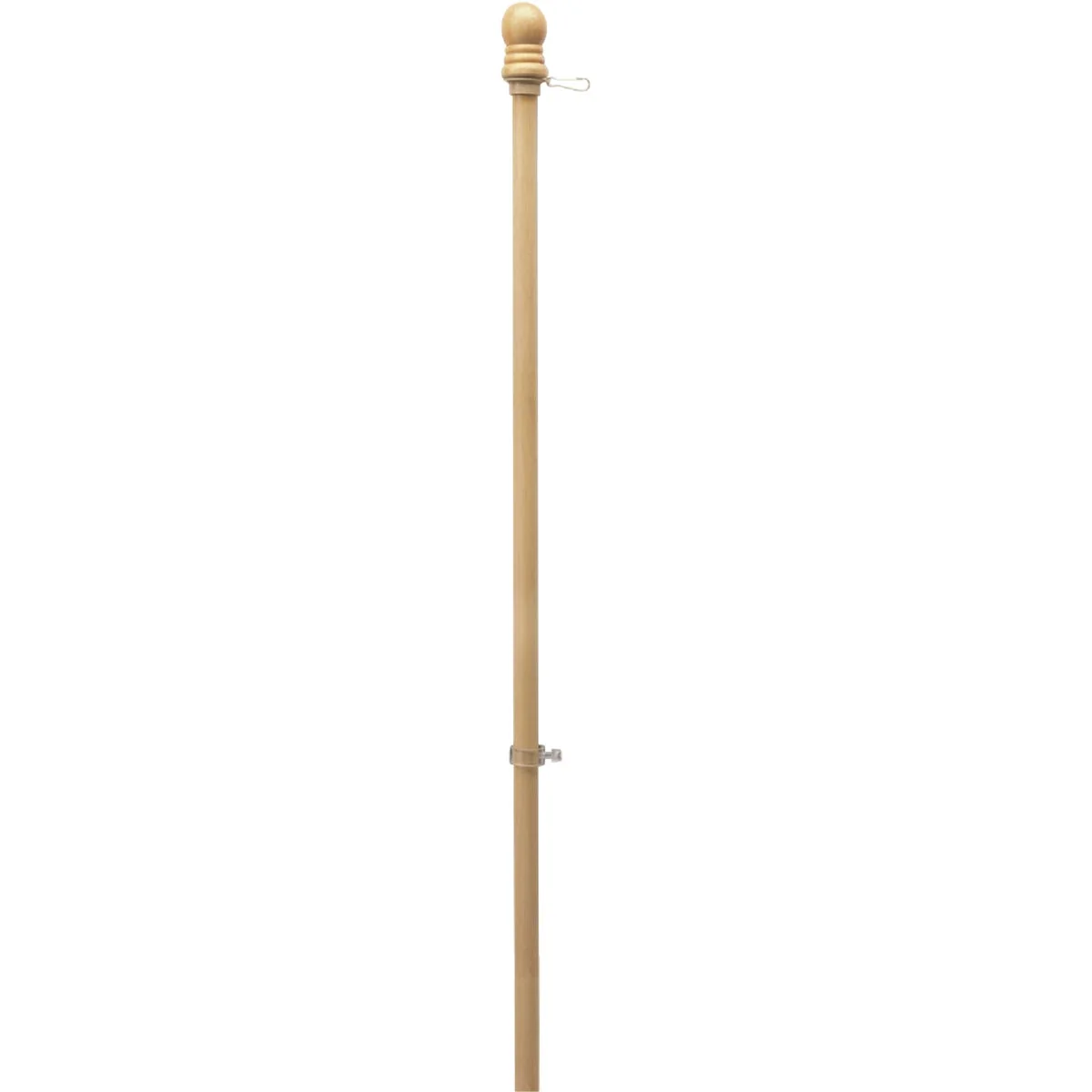 Original Valley Forge 5 Ft. x 1 In. Wood Anti-Wrap Flag Pole Effective