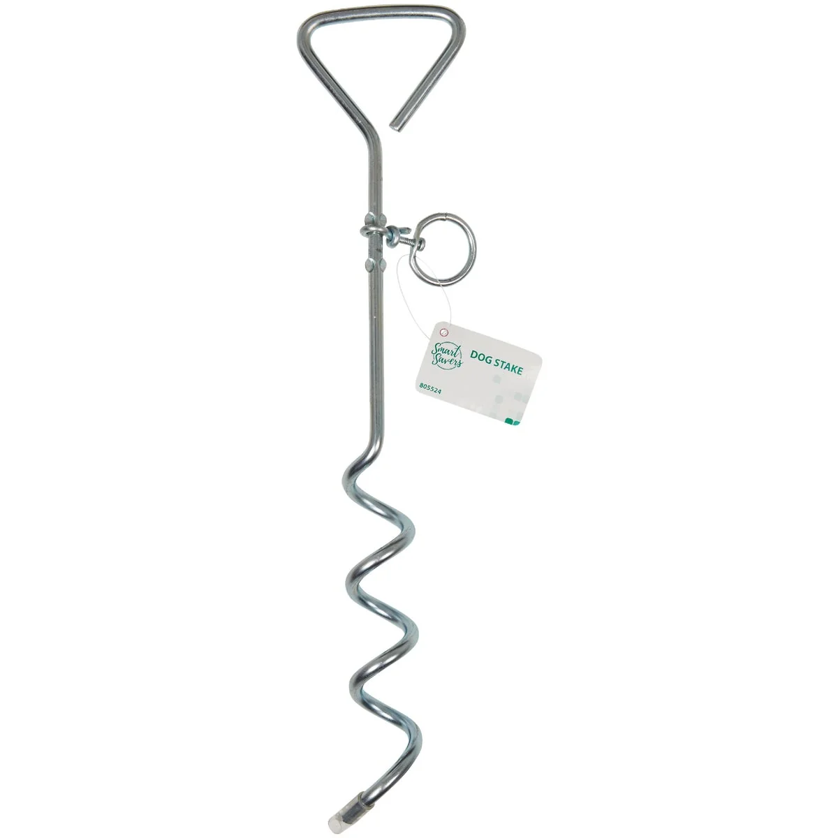 Modern Smart Savers 15.75 In. Corkscrew Iron Dog Tie-Out Stake Durable