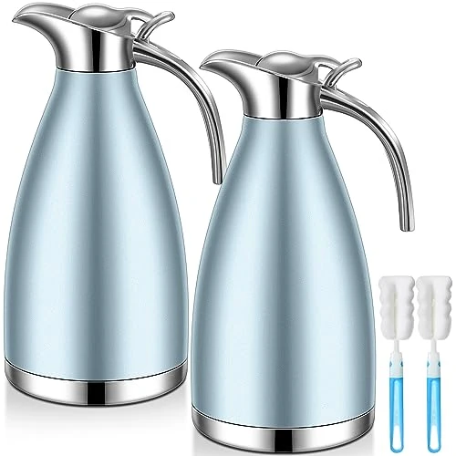 Next-Generation 2 Pcs 68oz Thermal Coffee Carafe Flexible