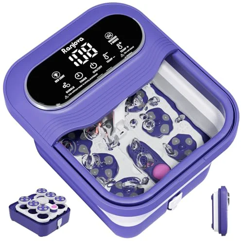 Elite Collapsible Foot Spa Electric Rotary Massage with Heat Breathable