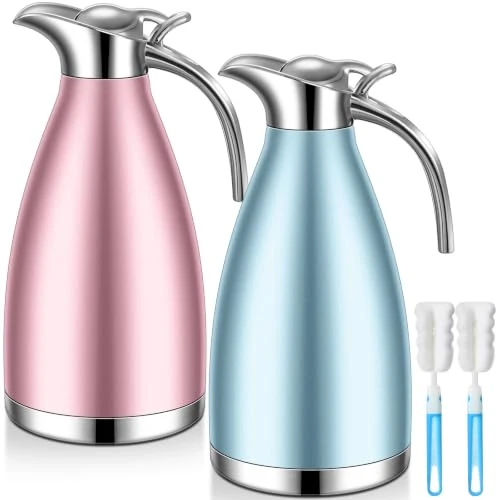 Exclusive 2 Pcs 68oz Thermal Coffee Carafe Crafted