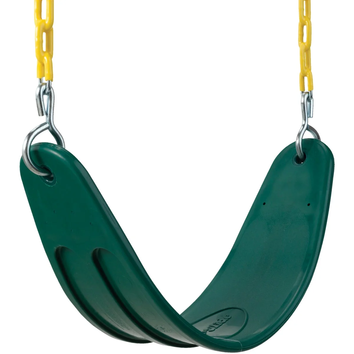 Comfortable Swing N Slide Extra-Duty Belted Green Seat Swing Practical