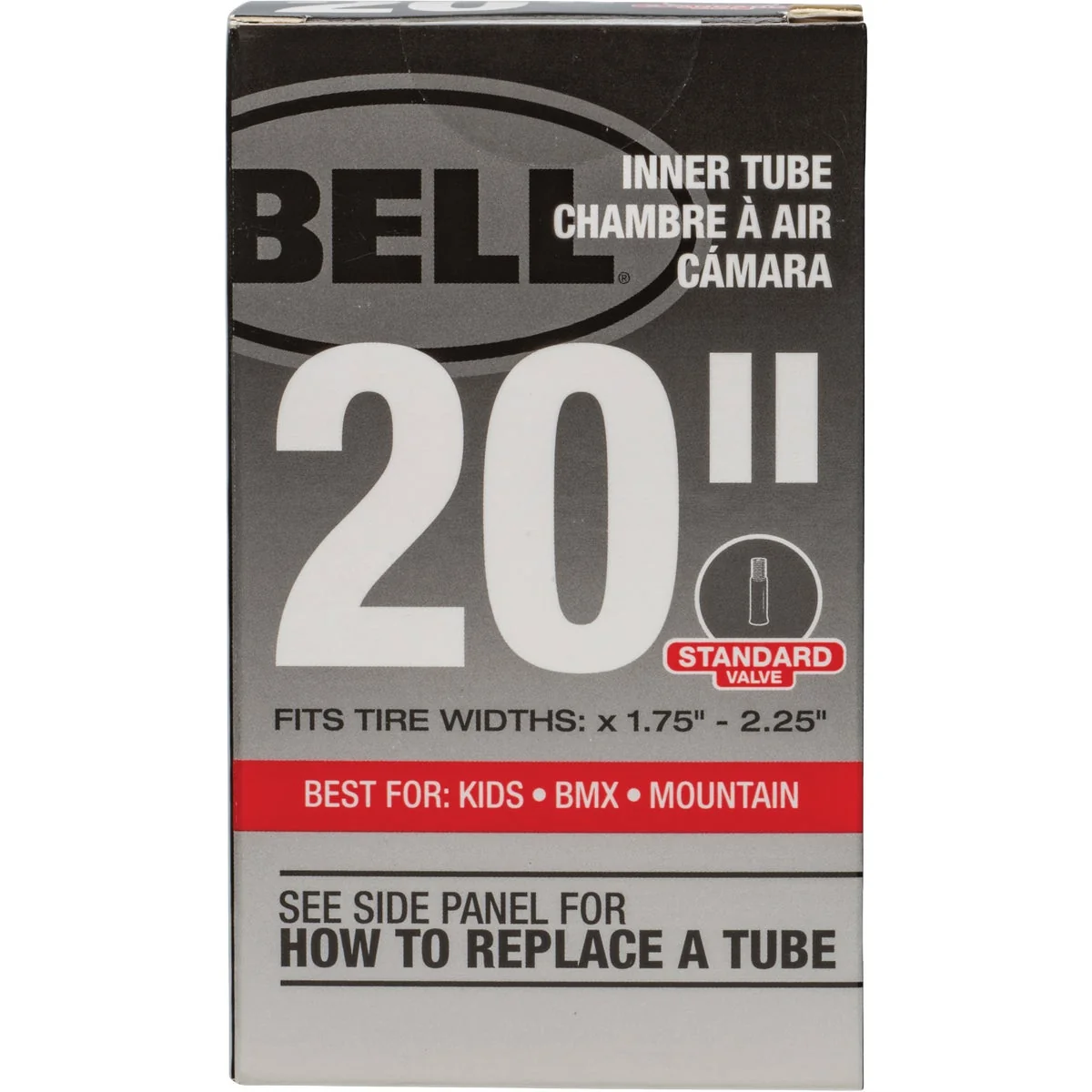 Detailed Bell 20 In. Standard Premium Quality Rubber Bicycle Tube Secure