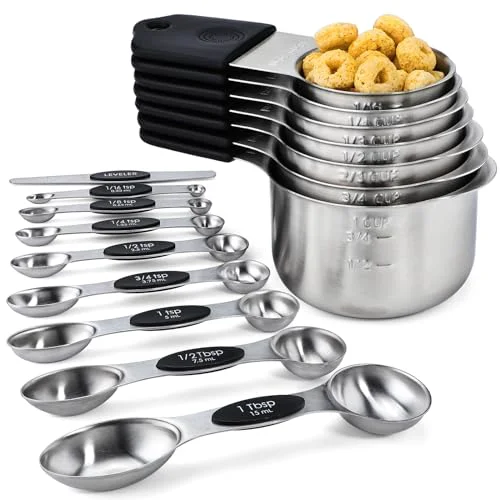 Dependable Magnetic Measuring Cups Spoons Measuring Cup Double Sided Measuring Spoon Expertly Made