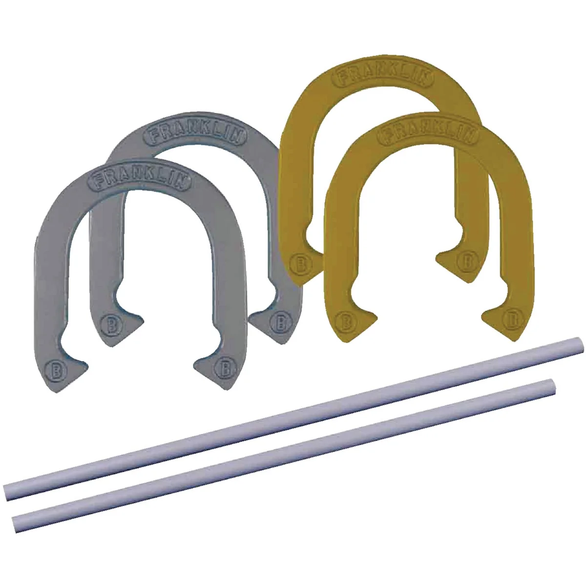 Soft Franklin 24 In. Steel Size Family Horseshoe Set Specialty