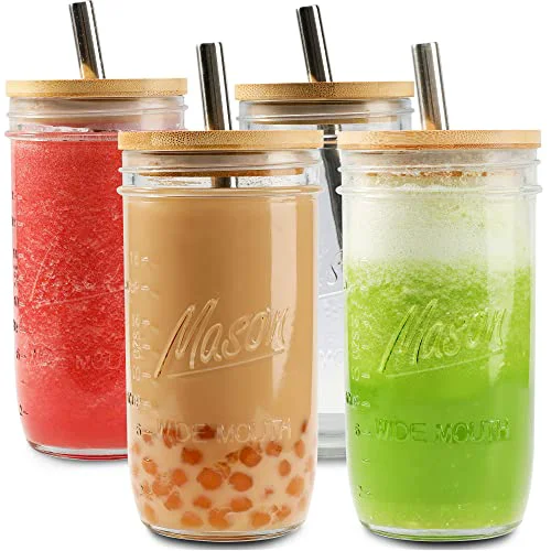 Clean 4 Pack Reusable Tea Cups 4 Count Long-Lasting