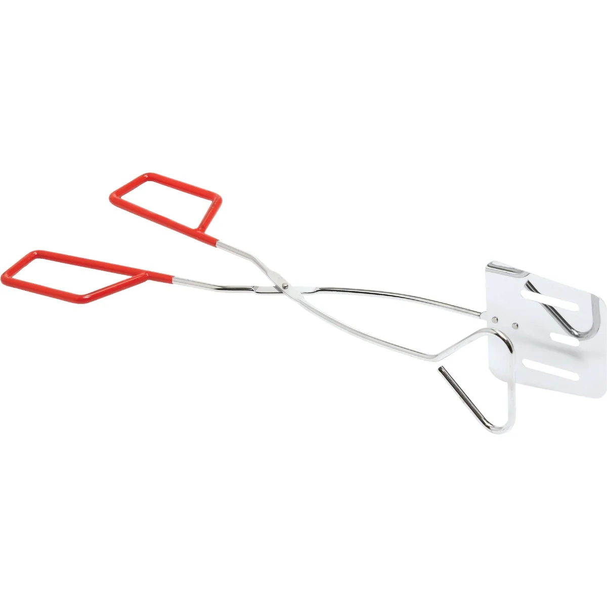 Next-Generation GrillPro Chrome Spatula-Fork Barbeque Tongs Clean