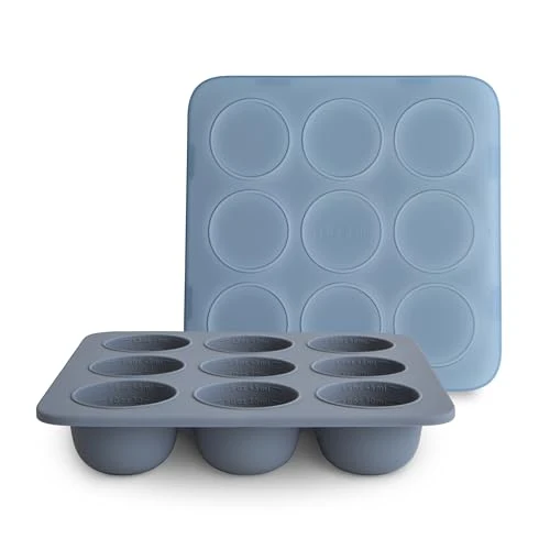 Unique Silicone Baby Food zer Tray with Lid Genuine