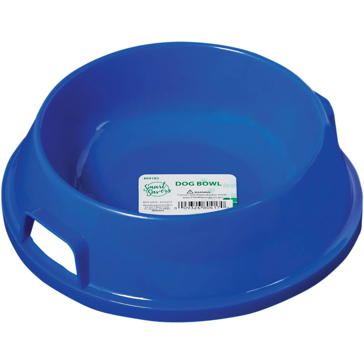 Proven Smart Savers Plastic Round Medium Pet Food Bowl Easy-to-Use