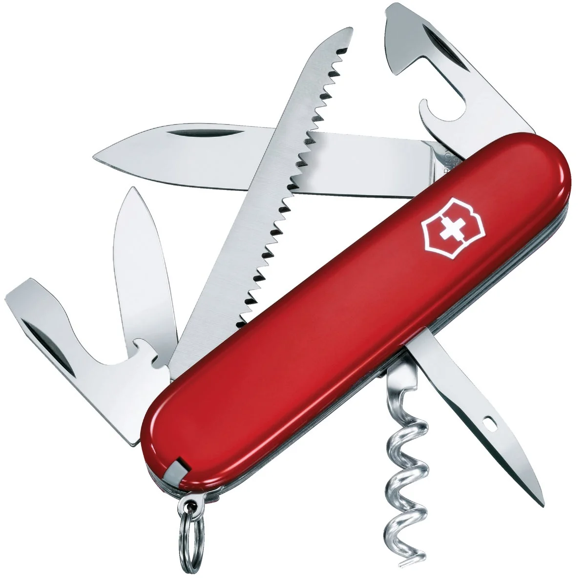 Versatile Victorinox Camper 13-Function 3-1 2 In. Red Swiss Army Knife World-Class