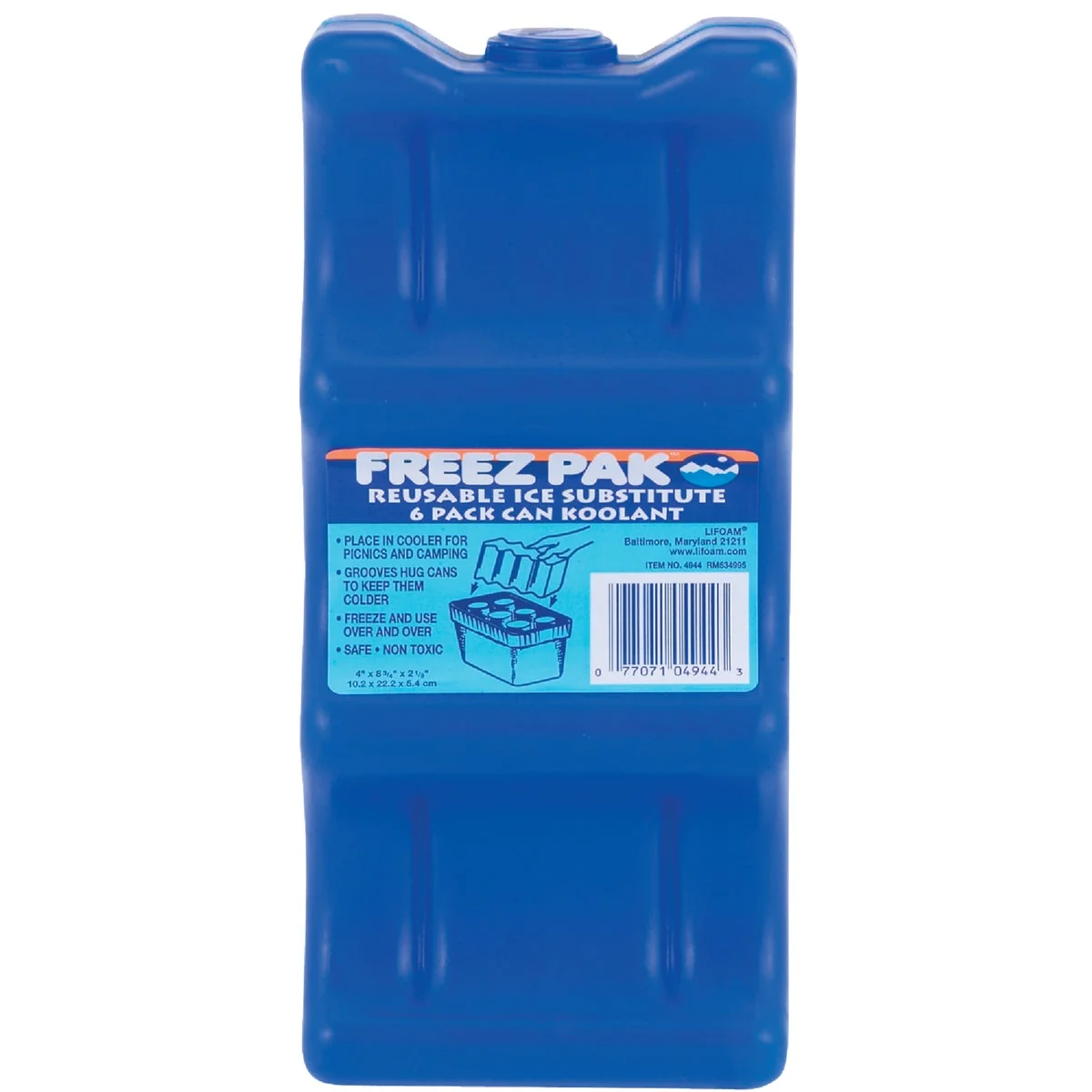 Artisan Lifoam z Pak 24 Oz. Blue Cooler Ice Pack Breathable