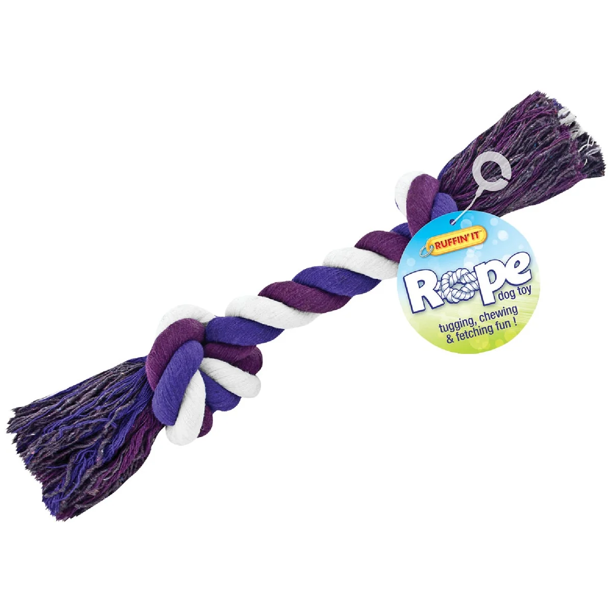 Efficient Westminster Pet Ruffin' it Large Multi-Colored Rope Tug Dog Toy Smart
