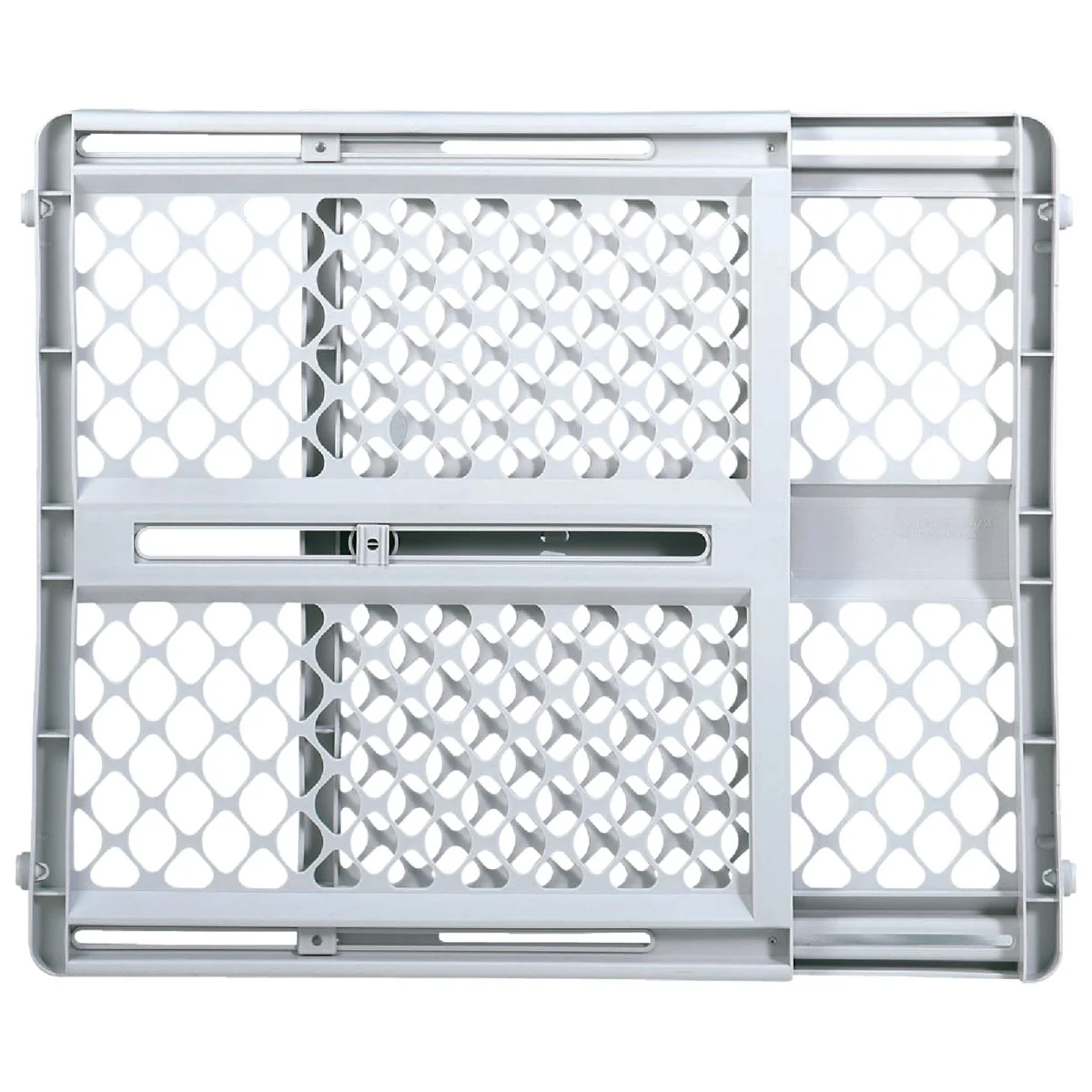 Traditional North States 26 In. to 42 In. W. White Plastic Universal Pet Gate Pure