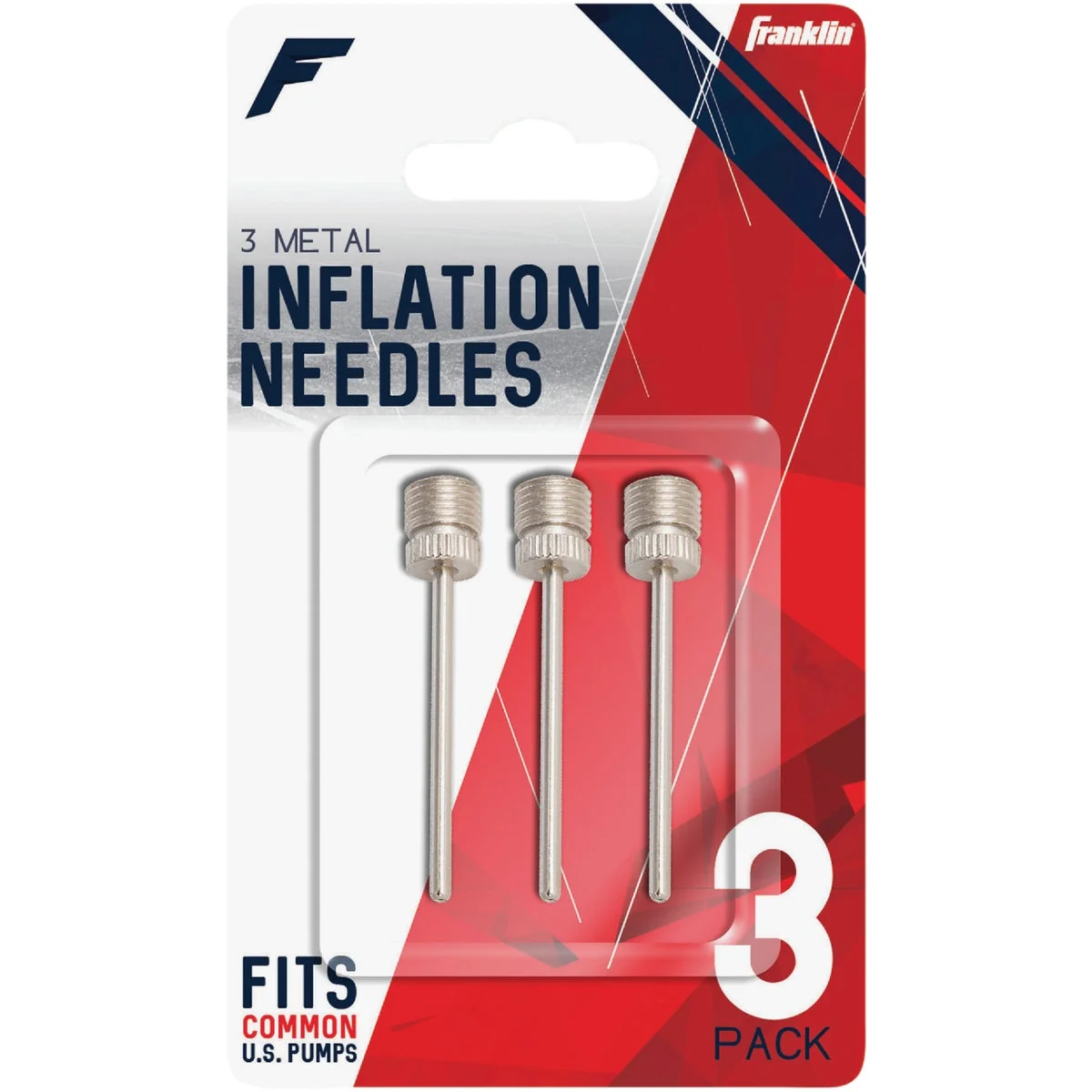 Smart Franklin Standard Metal Inflating Needles 3-Pack Carefully Designed