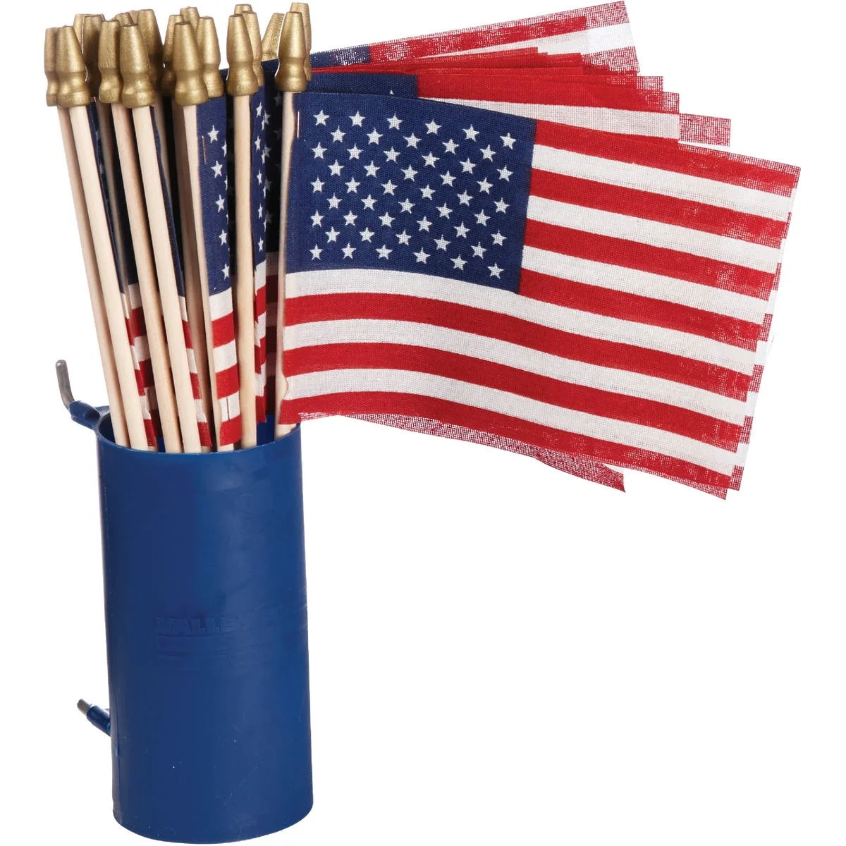 Trendy Valley Forge 4 In. x 6 In. Polycotton Stick American Flag Original