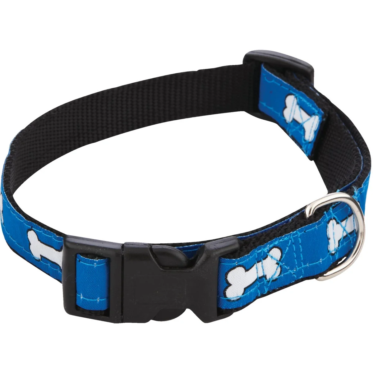 Selected Westminster Pet Ruffin' it Adjustable 14 In. to 20 In. Nylon Bone Print Dog Collar Innovative