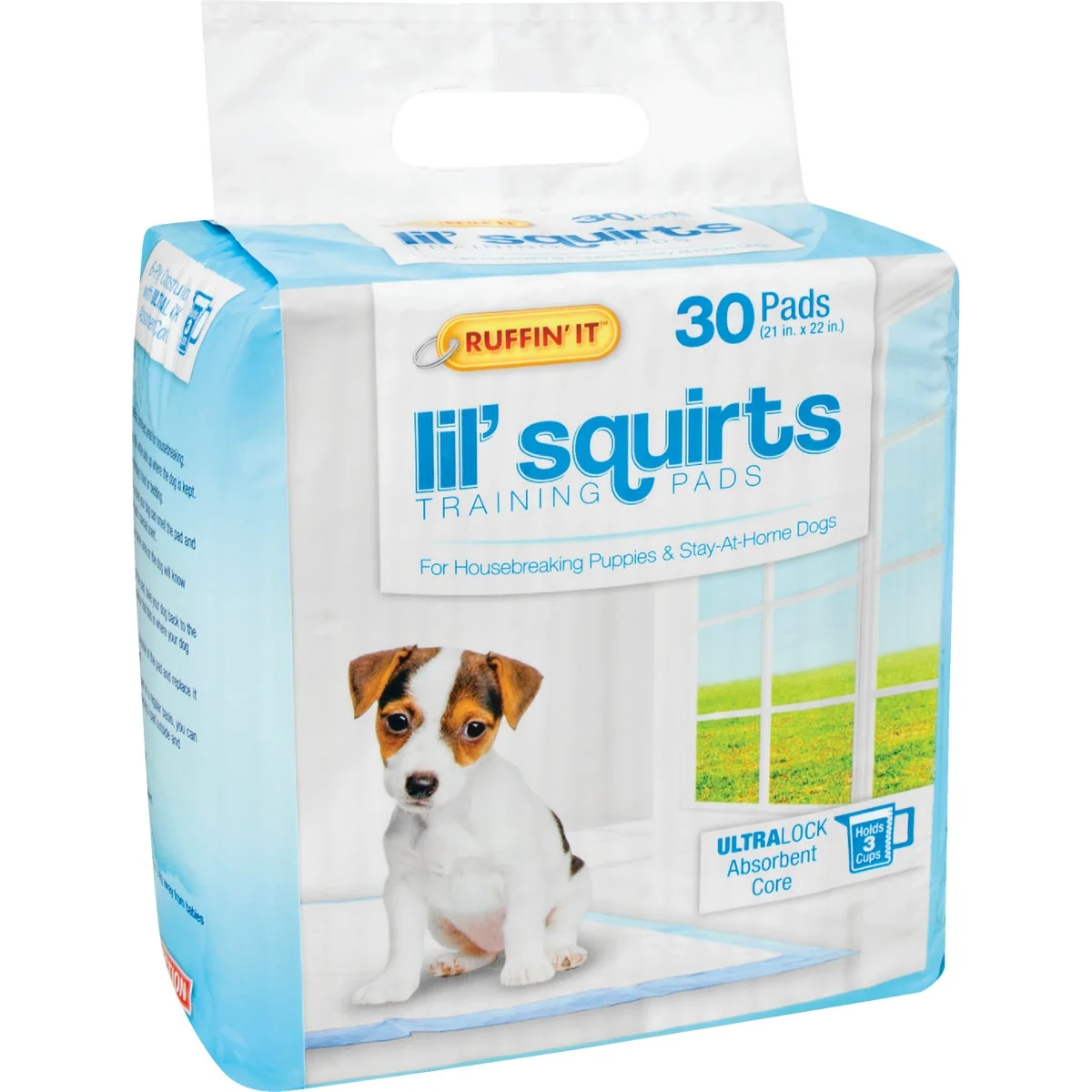 Optimized Ruffin' it Lil' Squirts 22 In. x 22 In. Puppy Training Pads 30-Pack Reliable