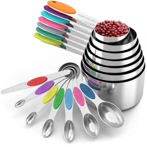 Selected measuring cups and magnetic measuring spoons set Artisan