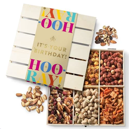 Powerful Happy Birthday Food Gift Basket Premium Material