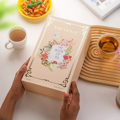 Functional Book Of Tea Assorted Tea Bags Gift Box 48 Count Fast