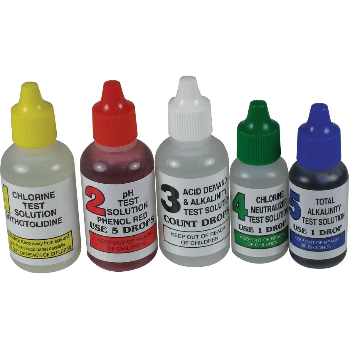 Effective JED Pool and Spa 5-Way Refill Test Kit High-End