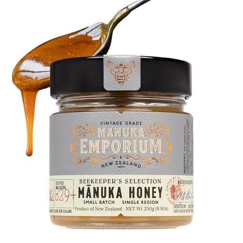 Healthy MGO829 High Potency Raw Manuka Honey 8.8oz Glass Jar 8.8 Ounce Exclusive