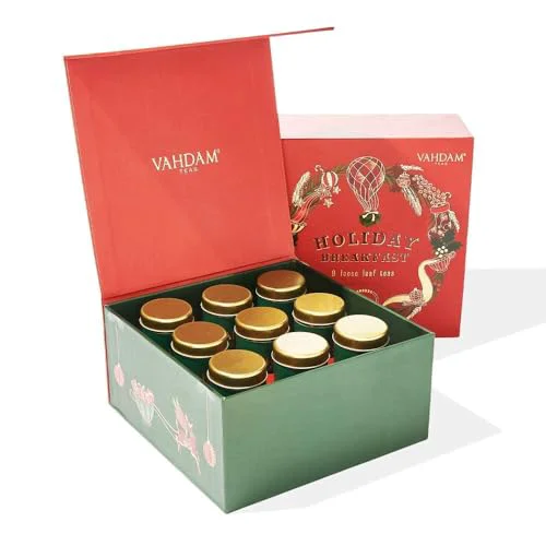 Sophisticated Breakfast Tea Gift Set 9 Count Natural