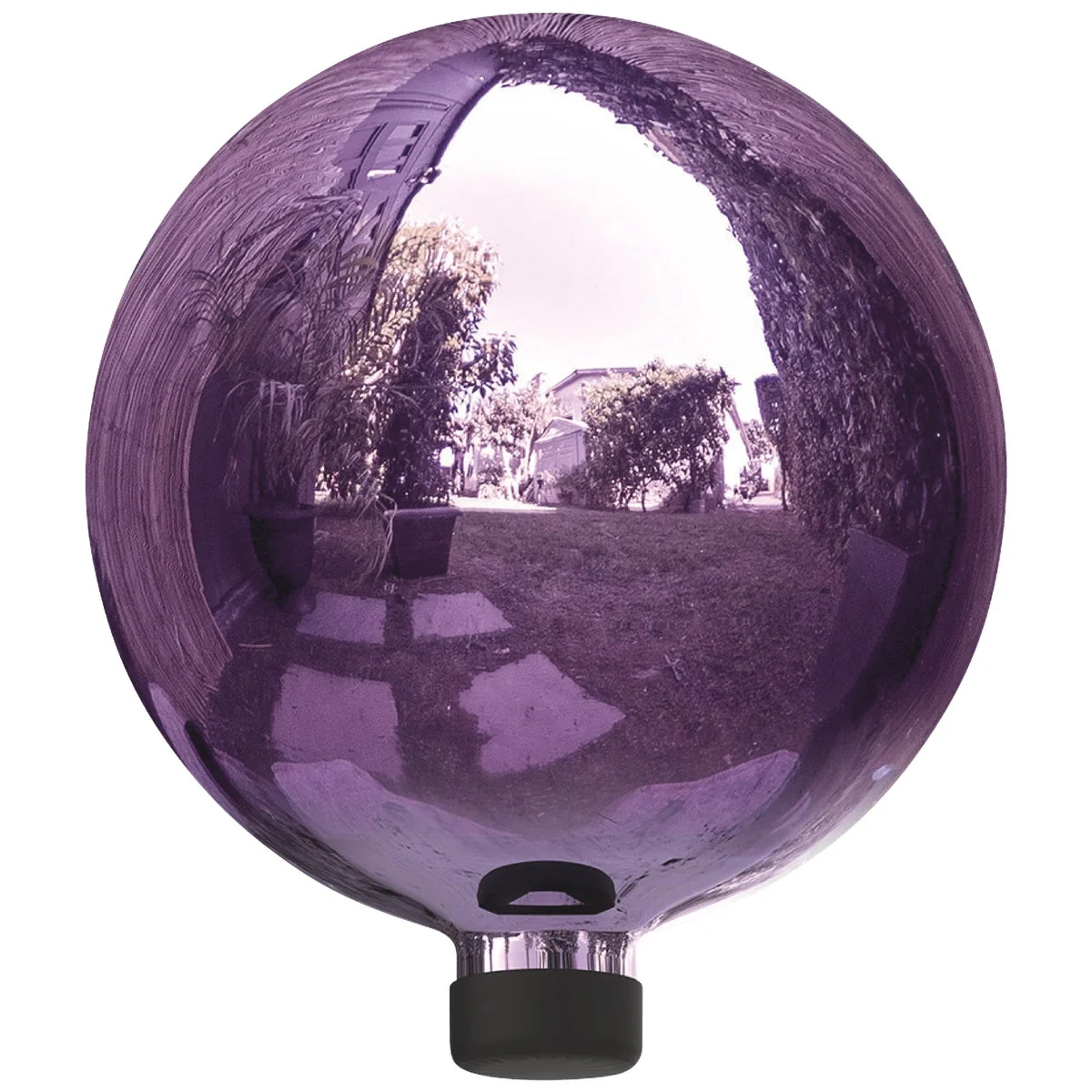 Next-Generation Alpine 10 In. Dia. Electric Purple Glass Gazing Globe Organic