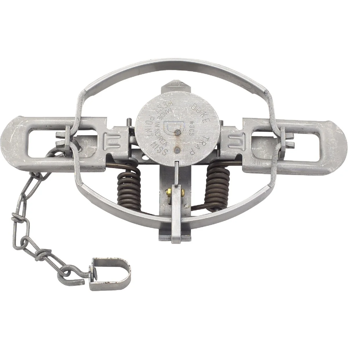 Secure Duke Traps 6 In. Jaw Spread Steel Coil Spring Beaver Bobcat Coyote Lynx Trap Environmentally Friendly