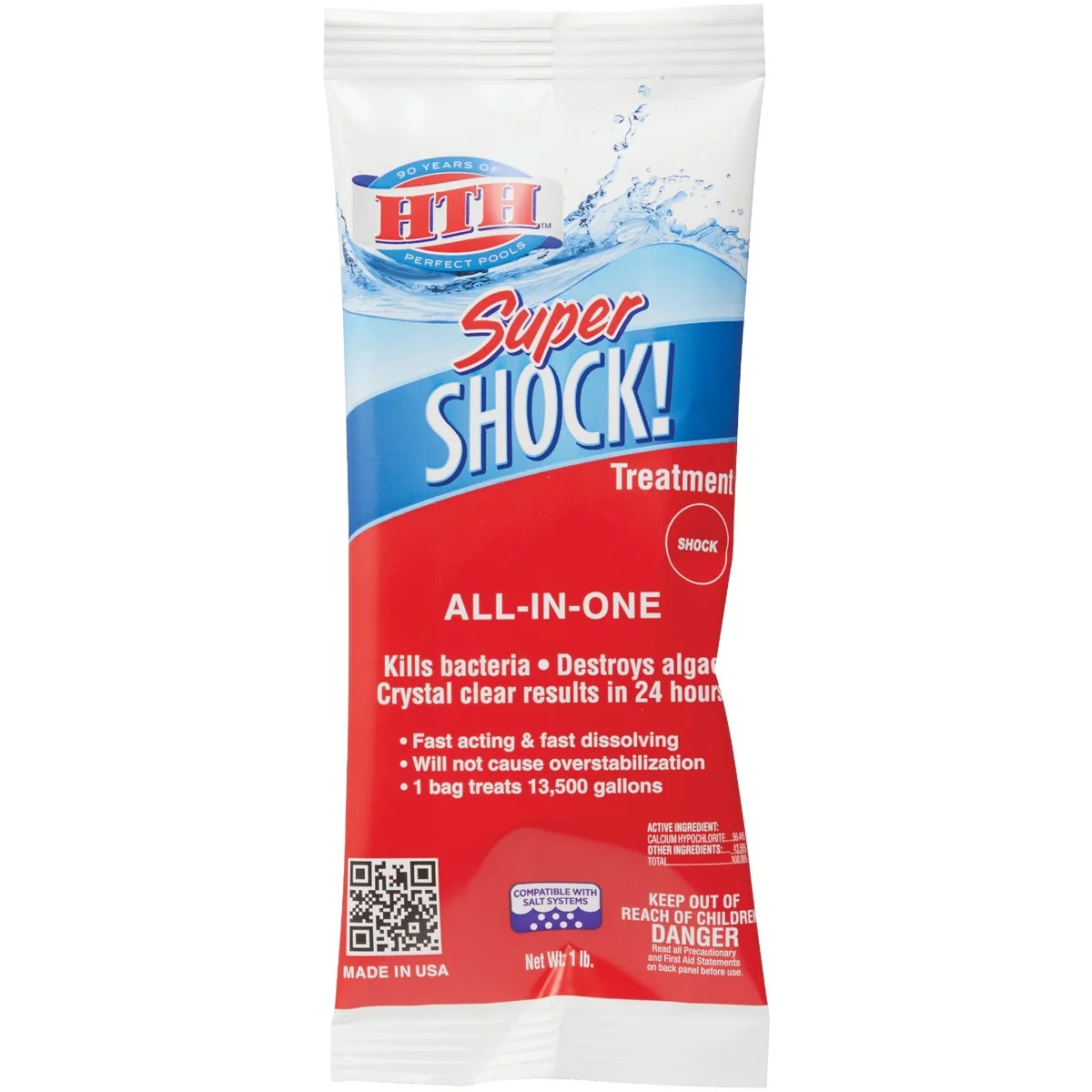 Reliable HTH 1 Lb. Super Shock Granule Efficient