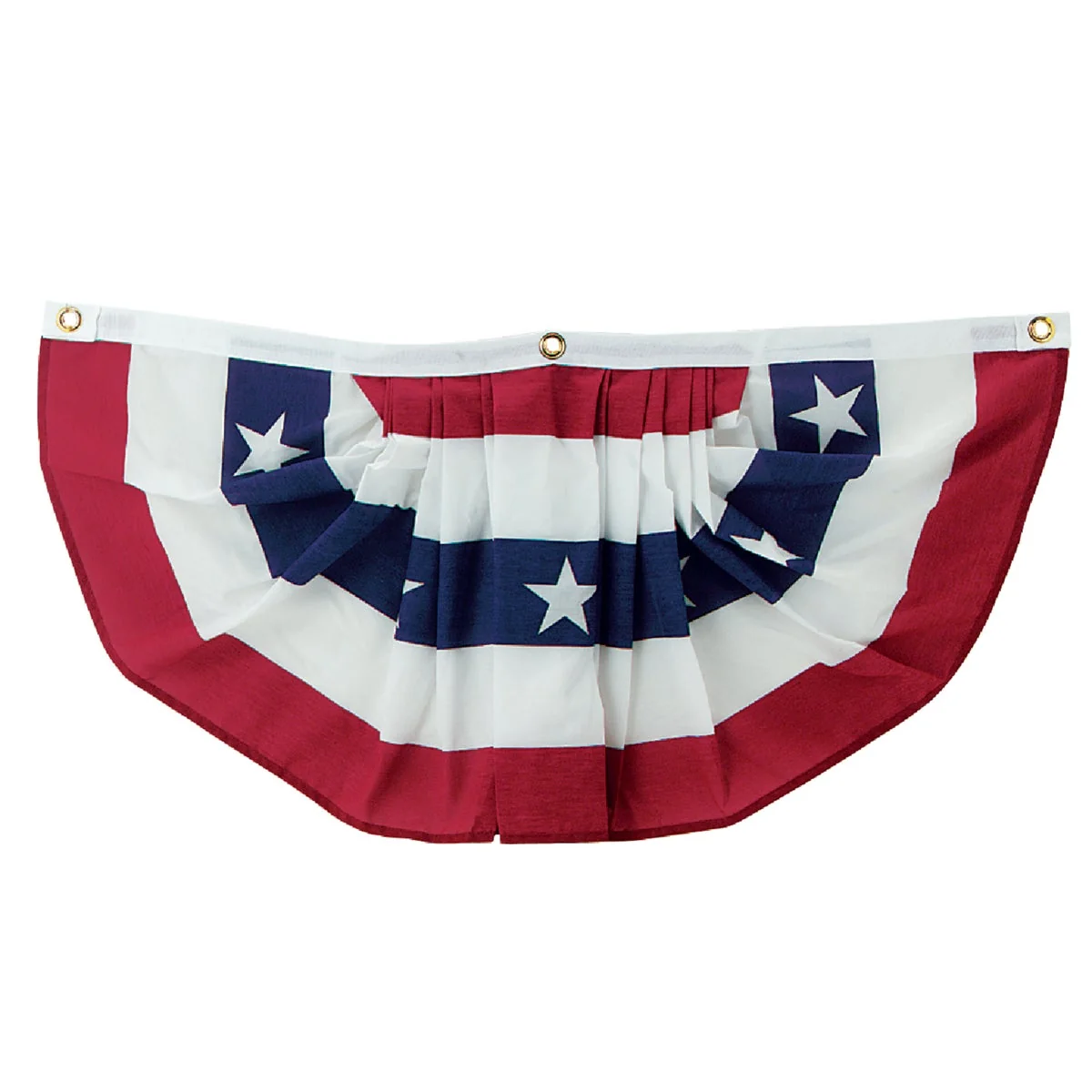 Relaxed Valley Forge 1 Ft. W. x 3 Ft. L. Polycotton Fan Flag Bunting Convenient