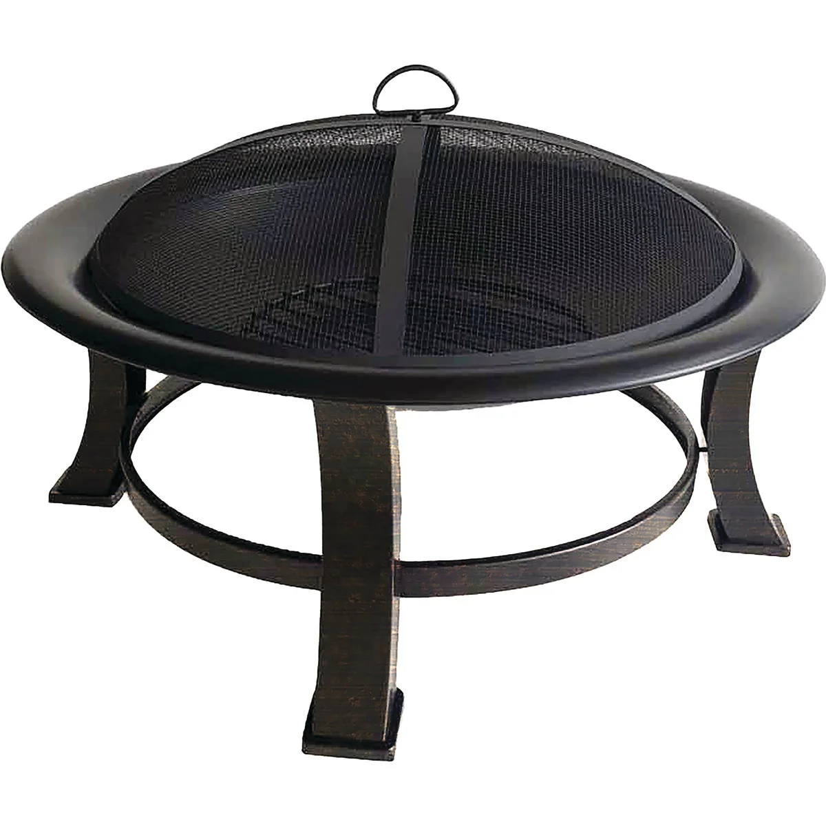Dependable 30 In. Round Wood Burning Fire Pit Professional
