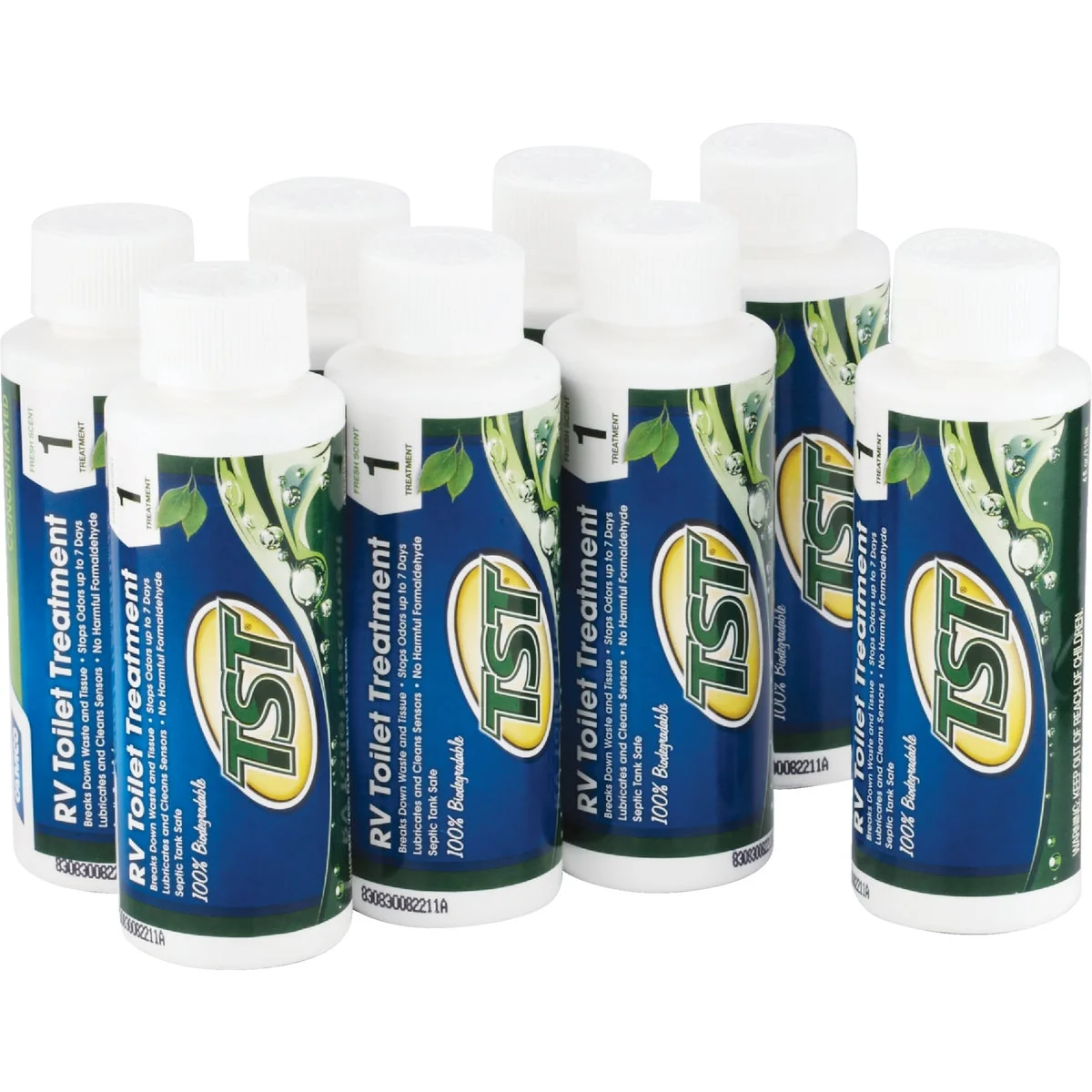 Elegant TST Singles Tank And Toilet Deodorizer 8-Pack Dependable