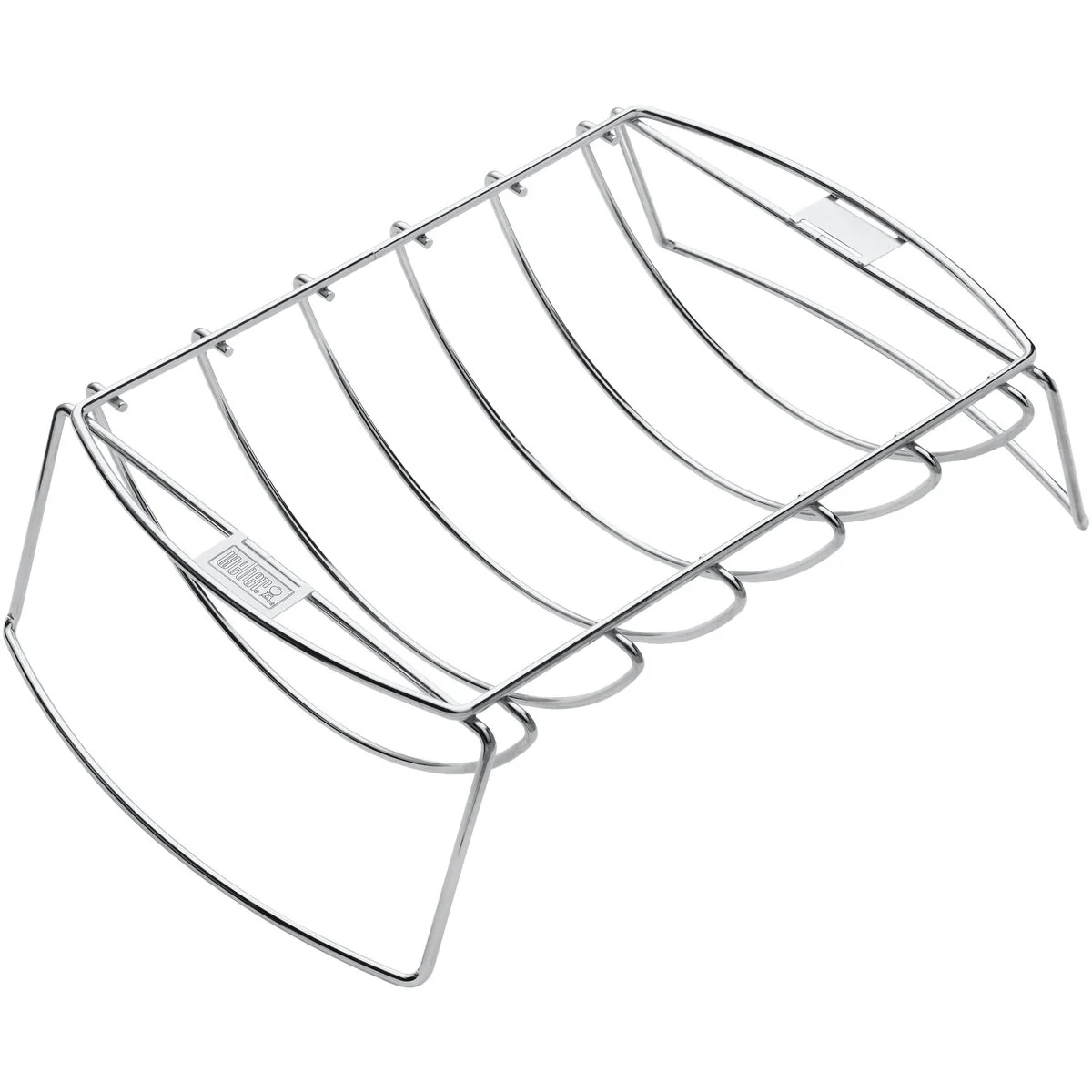 High-Grade Weber Stainless Steel Rib Grill Rack Relaxed