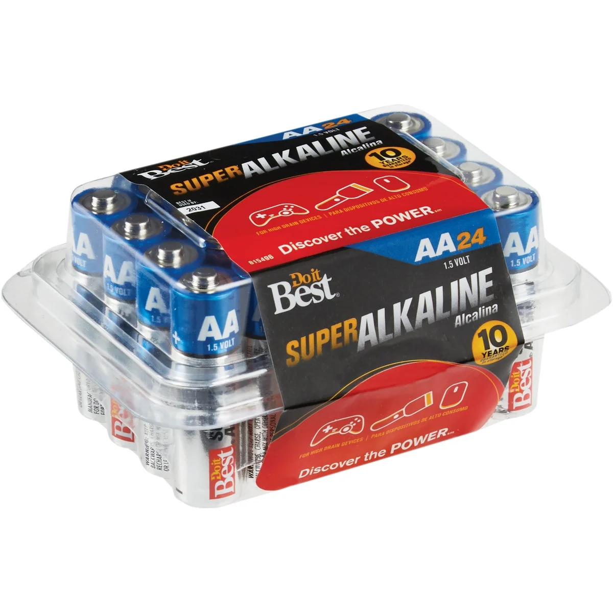 Original Design Do it AA Super Alkaline Battery 24-Pack Pure