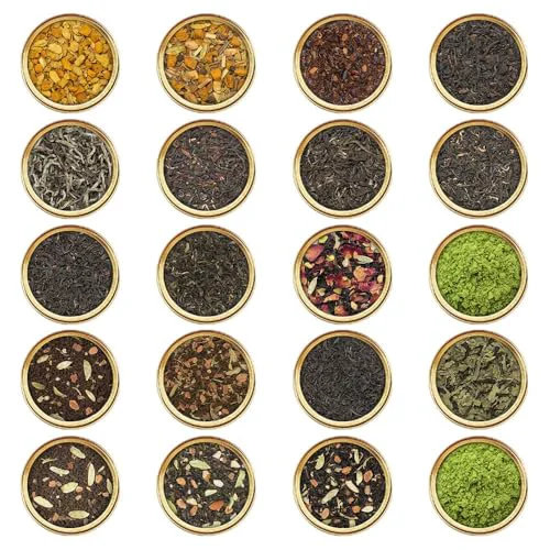 Smart World Top 20 Favourites Tea Sampler Set 7.05 Ounce Trusted