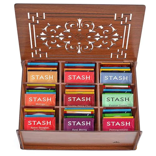 Fine Tea Sampler Gift Box 80 Count Smart