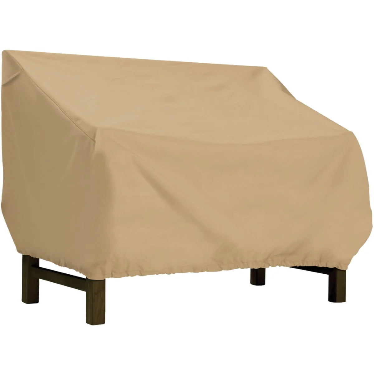 Comfortable Classic Accessories 32 In. W. x 31 In. H. x 75 In. L. Tan Polyester PVC Bench Glider Cover Unique