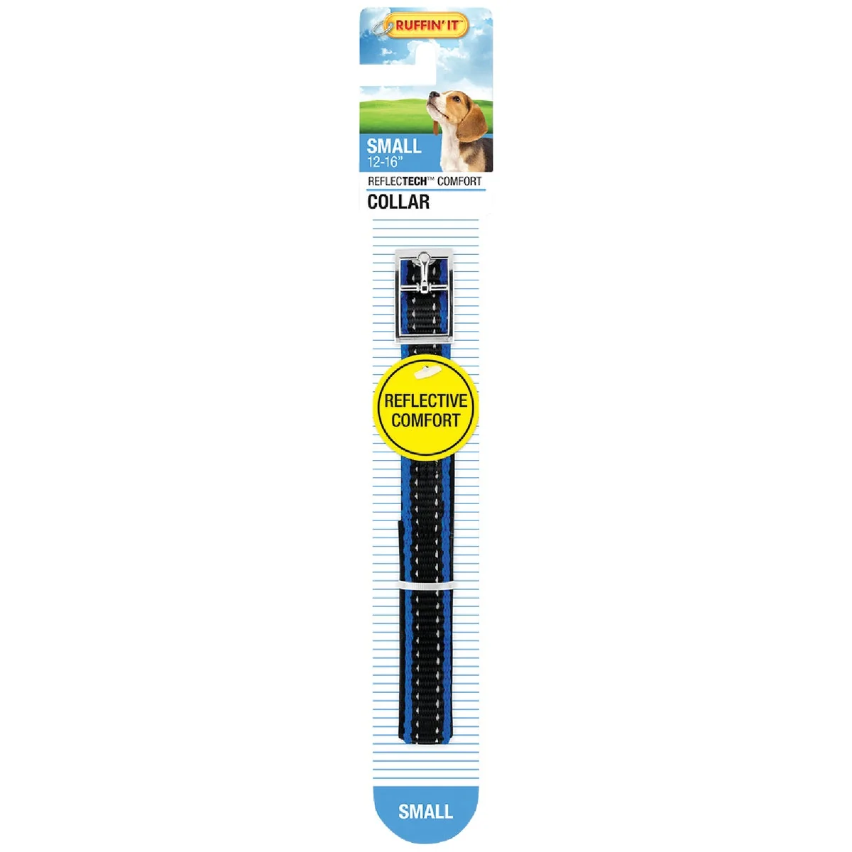 Safe Westminster Pet Ruffin' it ReflecTech 16 In. Nylon Dog Collar Trusted