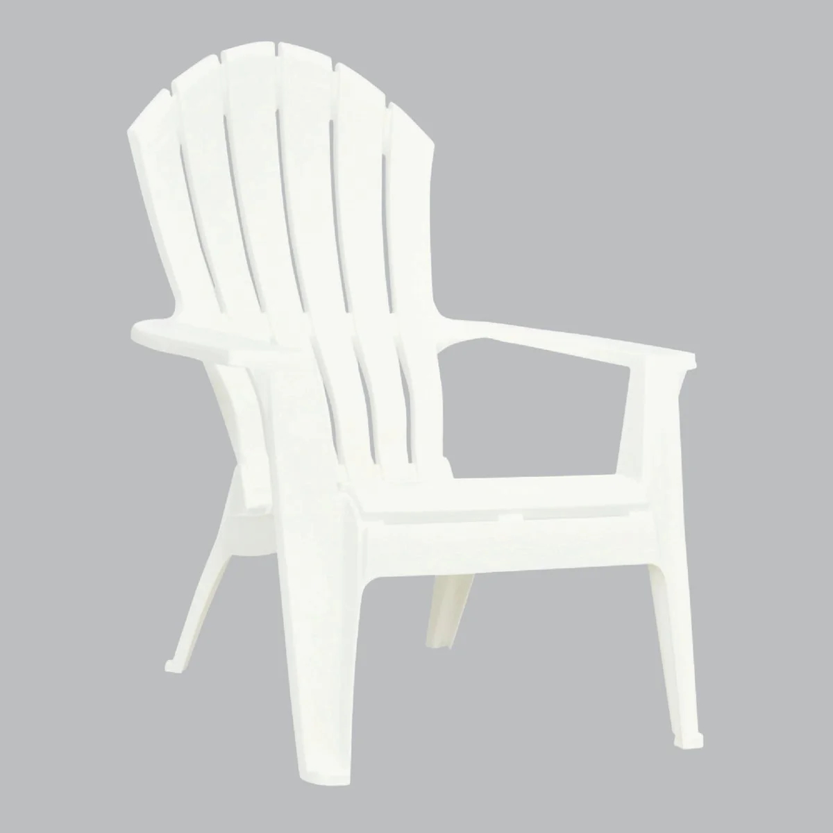 Clean Adams Comfort White Resin Adirondack Chair Exclusive
