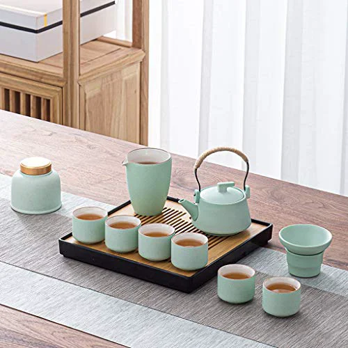 Sustainable Modern Ceramic Kung Fu Tea Set Teapot Ceremony Office Study Friend Gift Superior