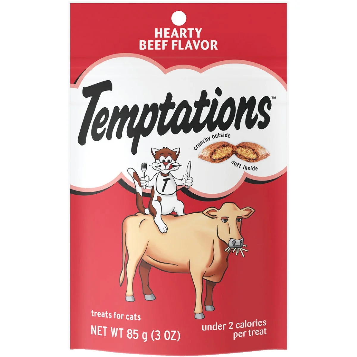 Efficient Temptations Hearty Beef 3 Oz. Cat Treat Minimalist