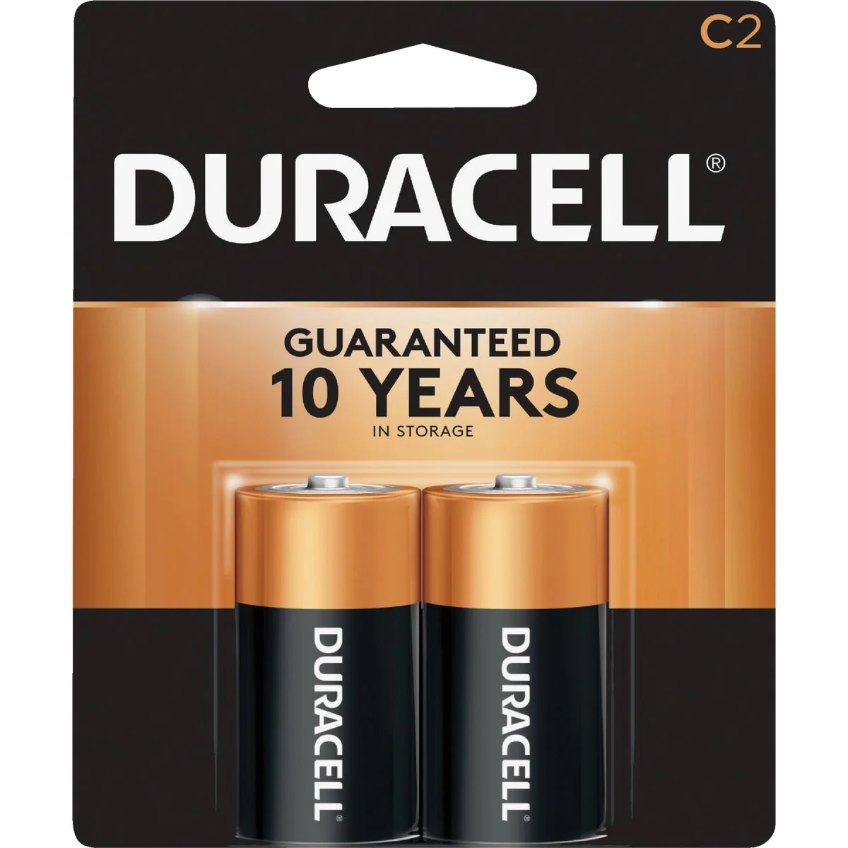 Secure Duracell CopperTop C Alkaline Battery 2-Pack Proven