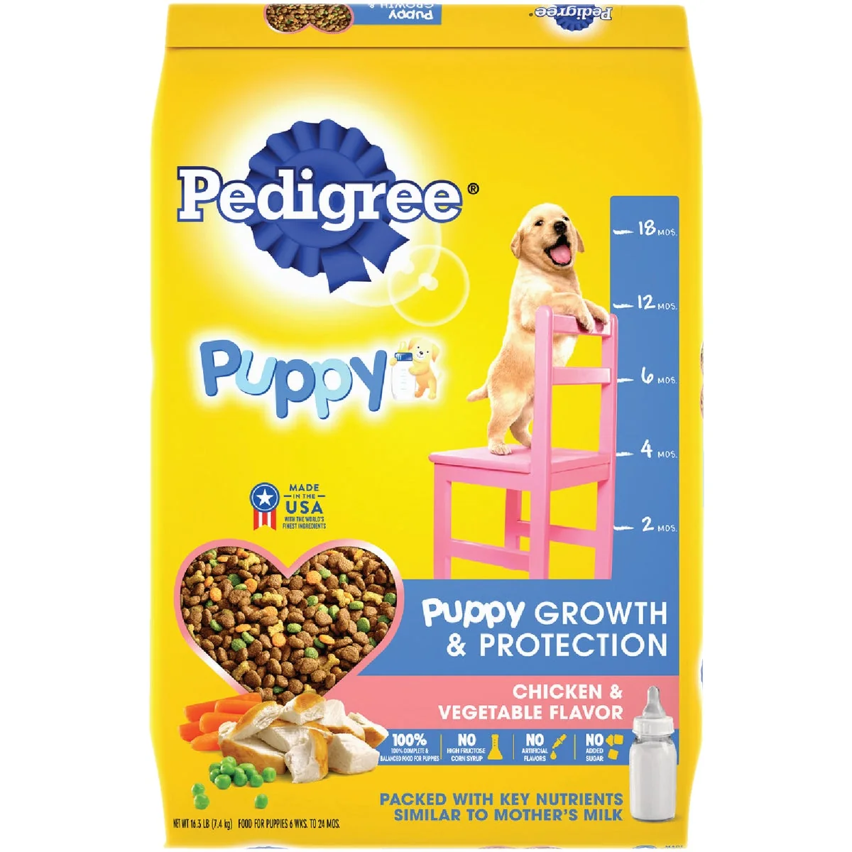Superior Pedigree Puppy Targeted Nutrition 16.3 Lb. Dry Dog Food Comfortable