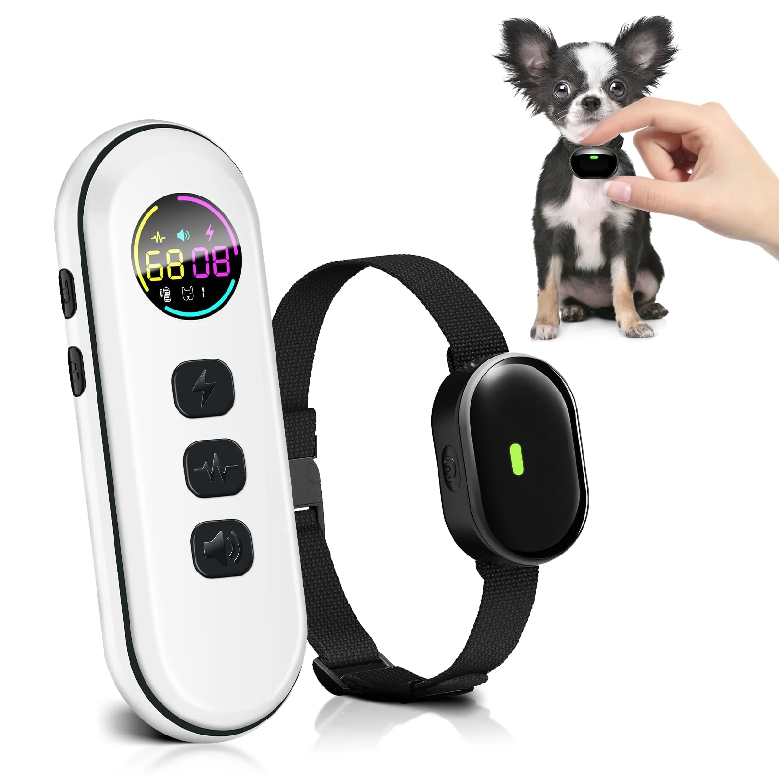 Reliable Chupolik Ultra-Small Dog Shock Collar – 198 Levels 1300ft Remote Top-Quality